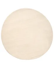 Rug VASCO Off-White ø 140 cm Wool_1068690