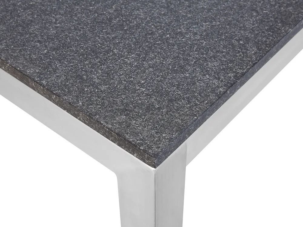 Stół ogrodowy GROSSETO 180 cm 90 cm Granit Płomieniowany Grafitowy_449991