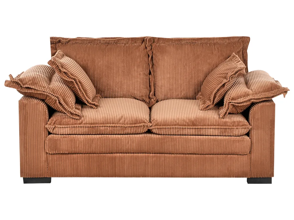 Sofa 2 Seater TIRRO Corduroy Brown_971156