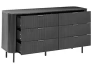 Cassettiera 6 cassetti BRADLEY Nero_1002334