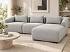 Corner Sofa SVANSELE Fabric Grey Left Hand