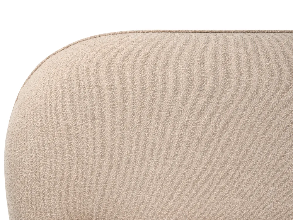 Bed Boucle BAYEL 180 x 200 cm (EU Super King) Taupe_1056385