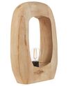 Tischlampe aus hellem Mangoholz AJAY_931042