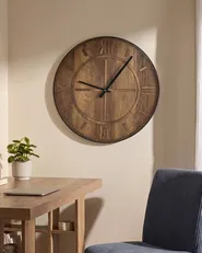 Wall Clock SAULGES 60 cm Brown_1146648
