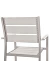 Lot de 6 chaises de jardin blanches VERNIO_772091