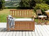 Poduszka na ławkę ogrodową 108 x 45 cm biała SOVANA_897755