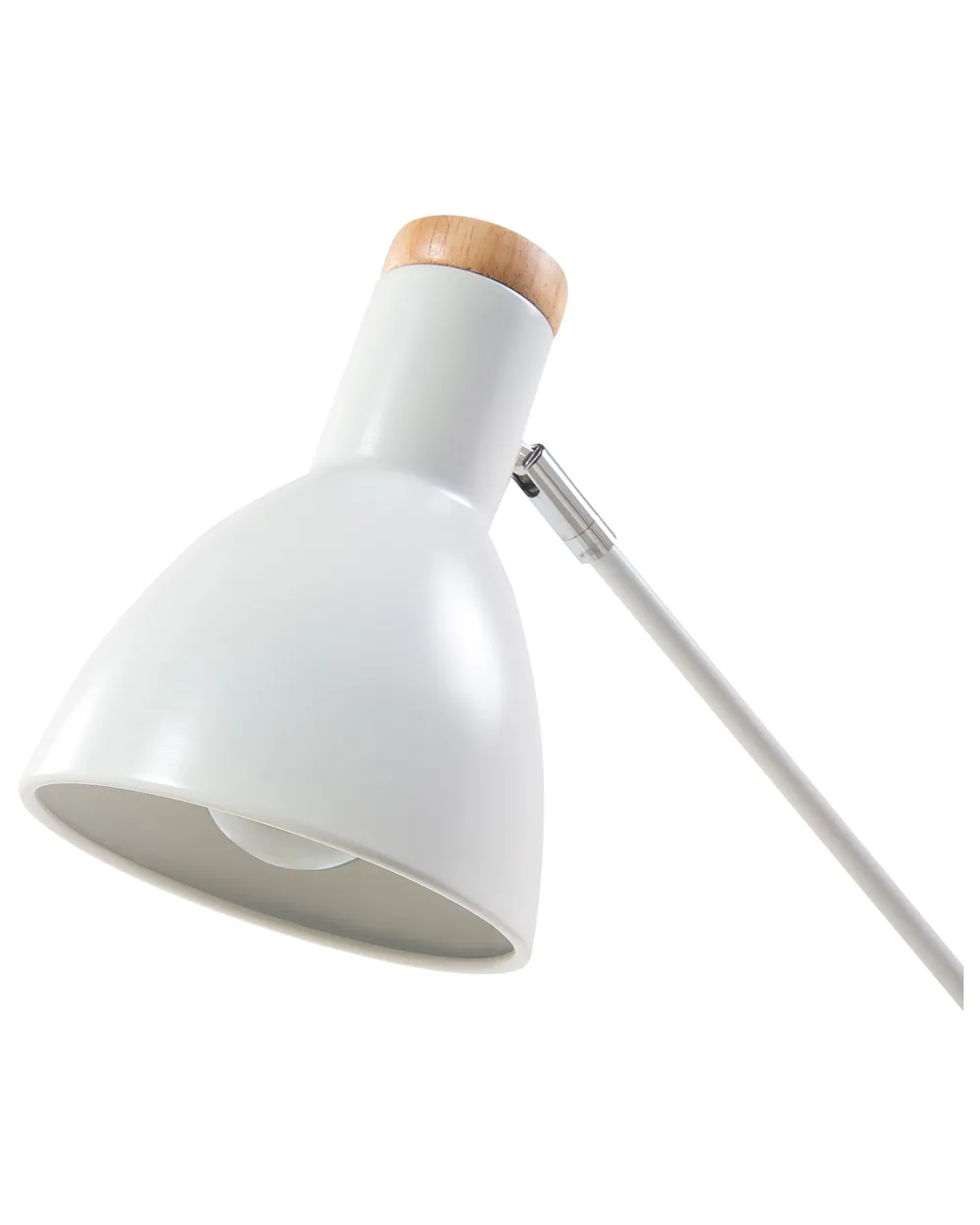 Desk Lamp PECKOS Adjustable Metal White_680486