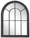 Wall Mirror EMBRY 69 cm 89 cm Metal Black