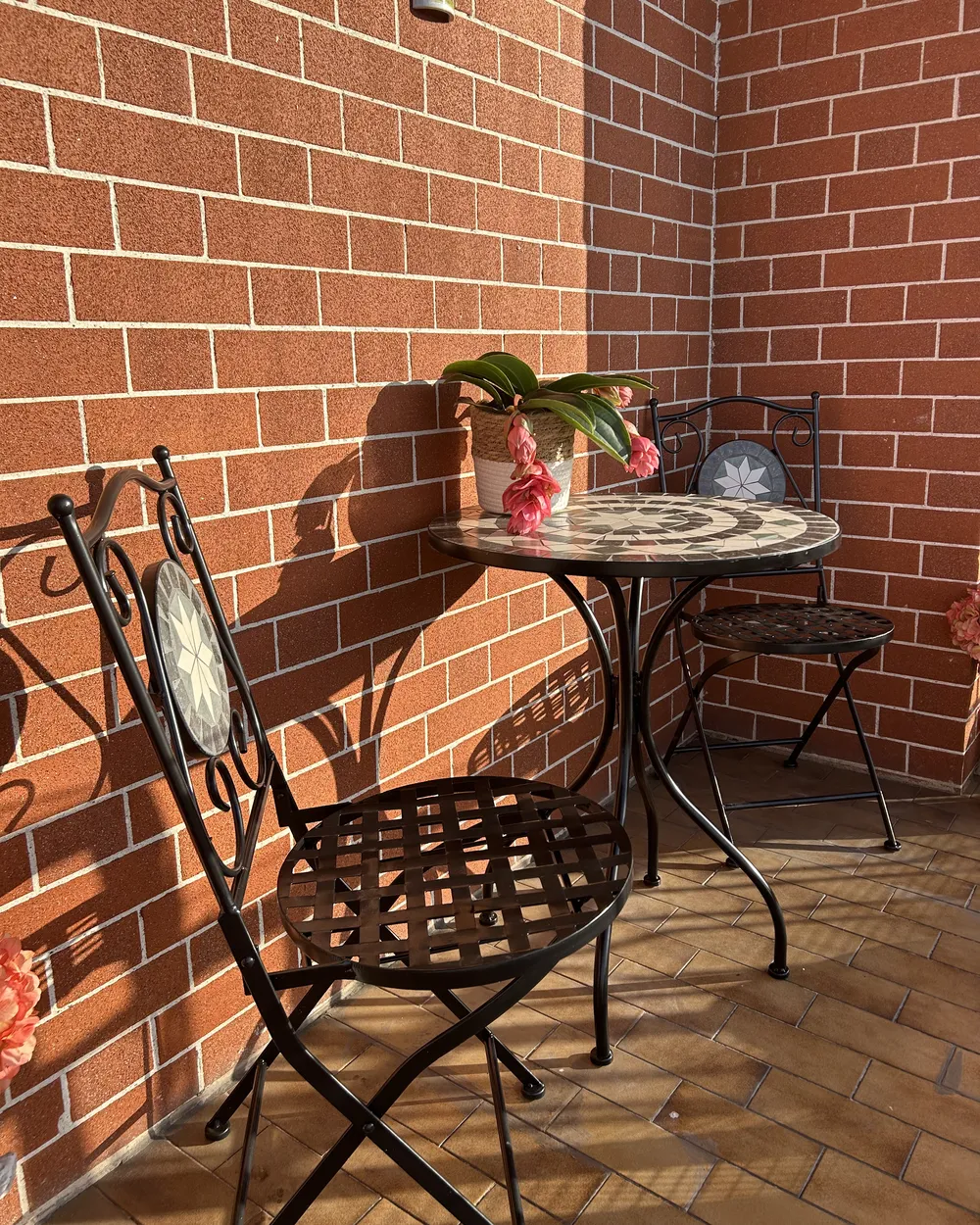 Bistro Table CARIATI 60 cm 60 cm Black_915708