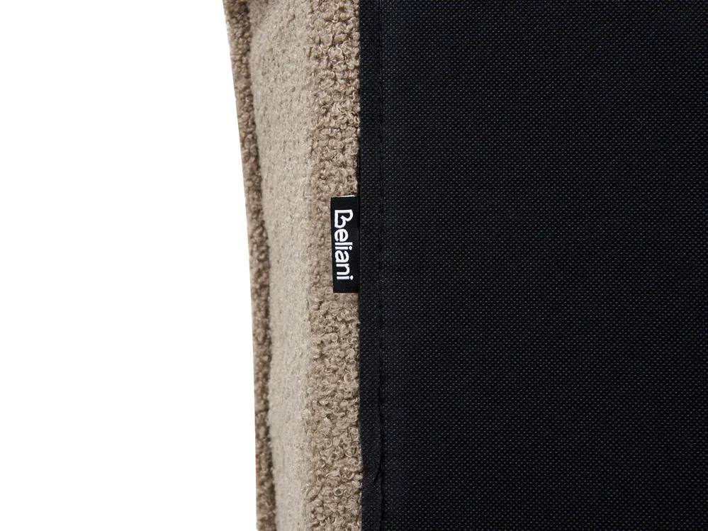 Waterbed Boucle VINAY 160 x 200 cm (EU King Size) Brown_969436