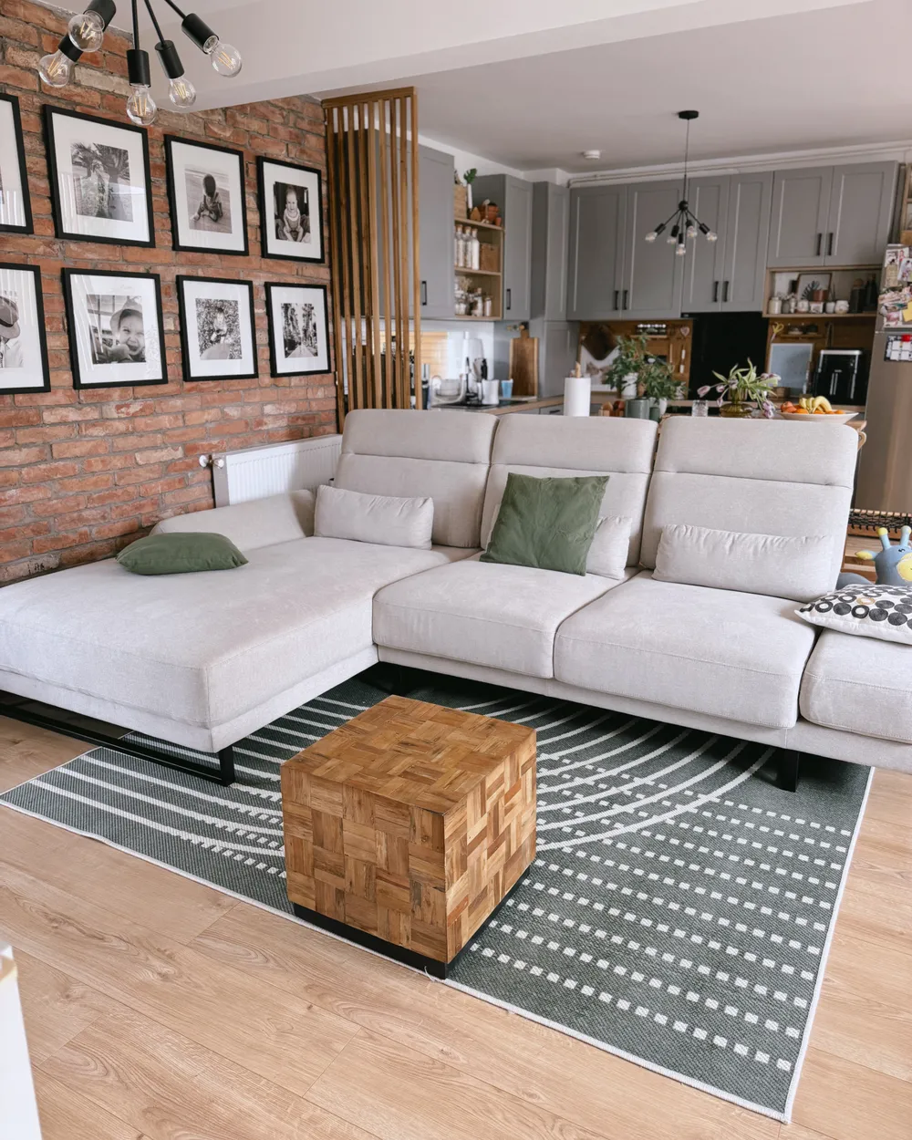 Coffee Table GAMETI Teak Wood Brown_978985