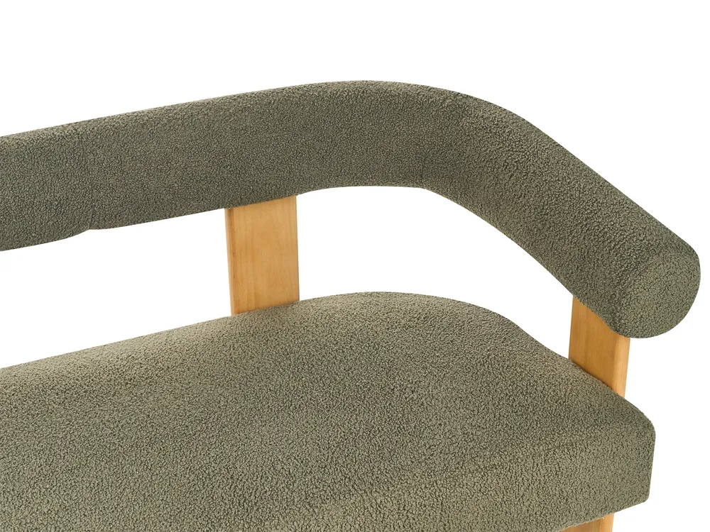 Living Room Set ILBRO Boucle Green/ Light Brown_984989