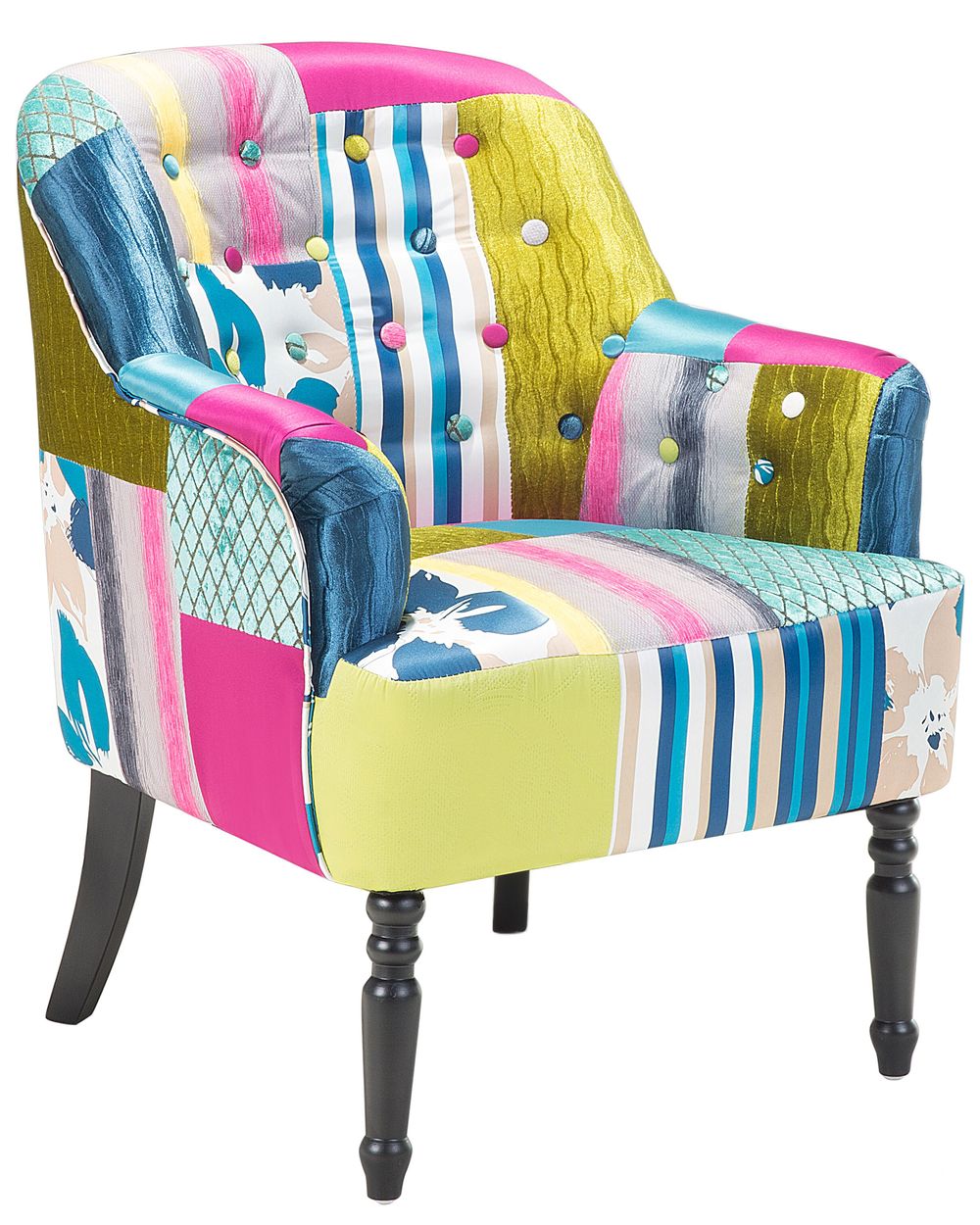 Sessel MANDAL Stoff Bunt