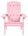 Krzesło ogrodowe dla dzieci różowe ADIRONDACK_918297