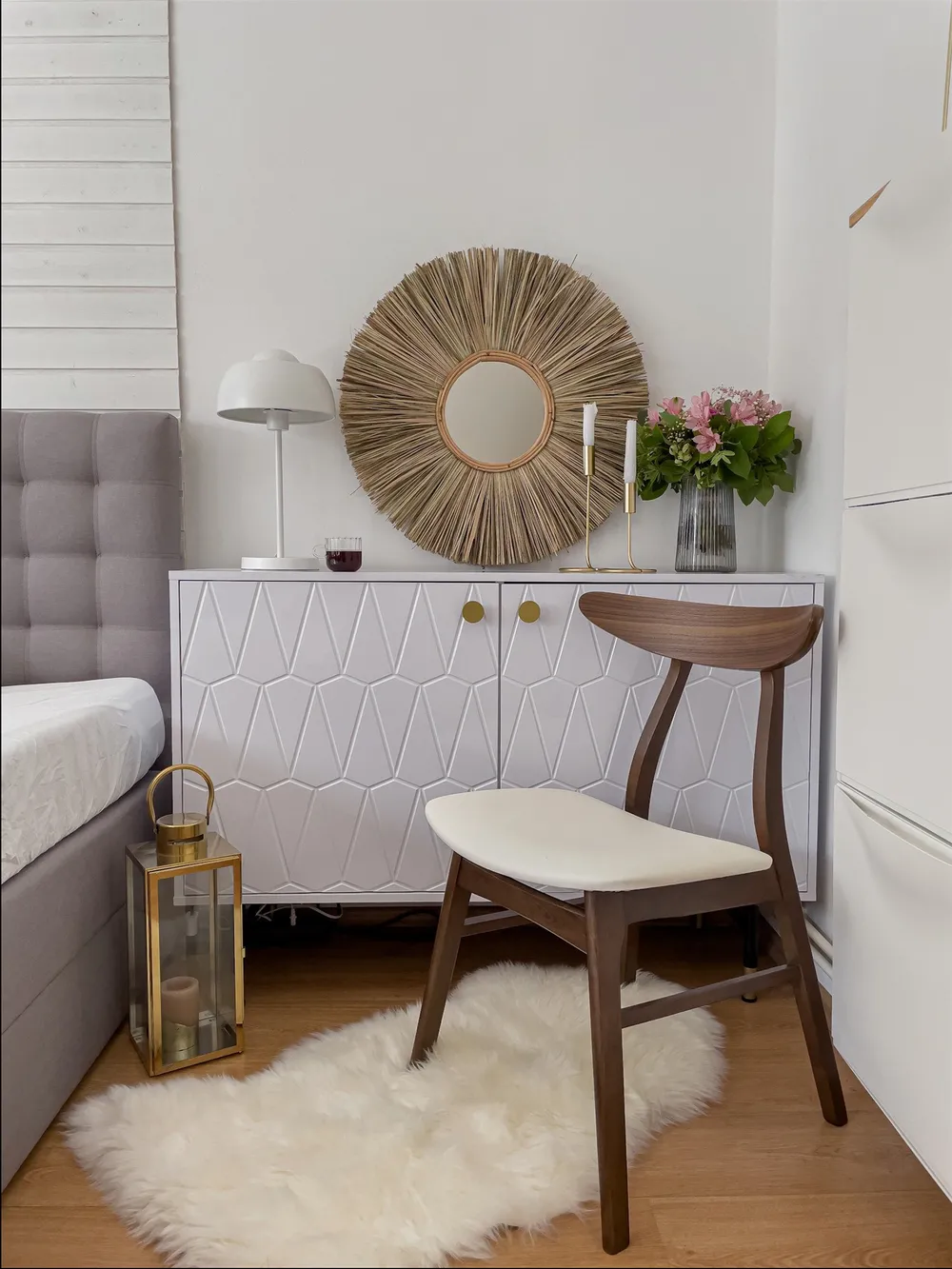 Table Lamp SENETTE Metal White_831175