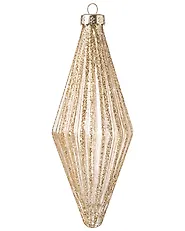 Set of 42 Baubles ICEGLOW Glass Gold_1192284