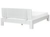 Dřevěná postel 140 x 200 cm bílá ROYAN_925892