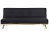 Sofa rozkładana dla 3 osób FROYA Czarny