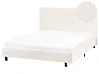 Bed Boucle ALBI 120 x 200 cm (EU Small Double) Off-White