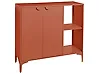 2 Door Sideboard ARDURA Metal Golden Brown