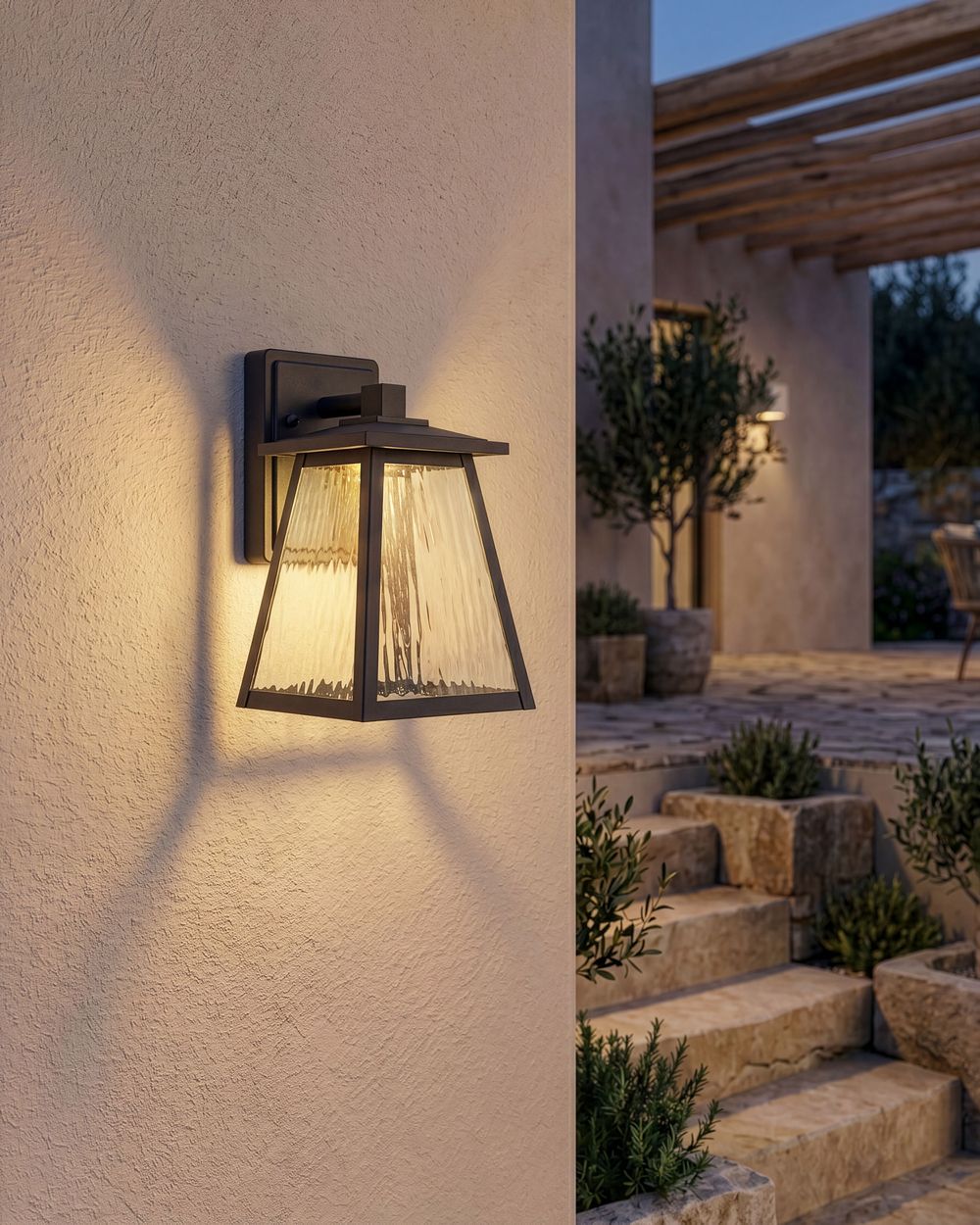 Outdoor LED Wall Light SIRET Black