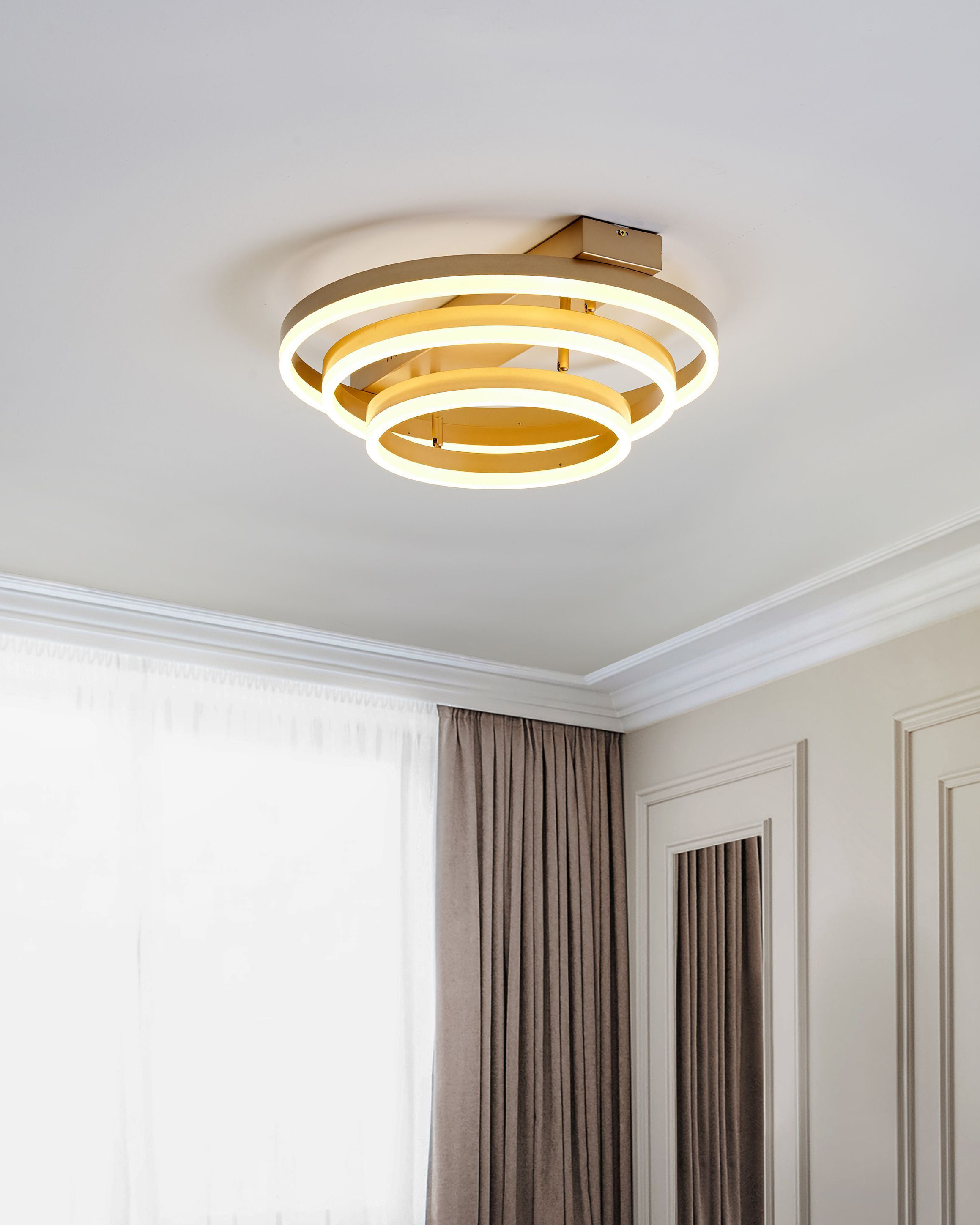 Lámpara de techo LED NORE Dorado