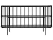 Regał 2 półki BIRSON 80 cm Czarny_1002634