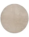 Faux Fur Rug ONTAKE Beige ø 160 cm