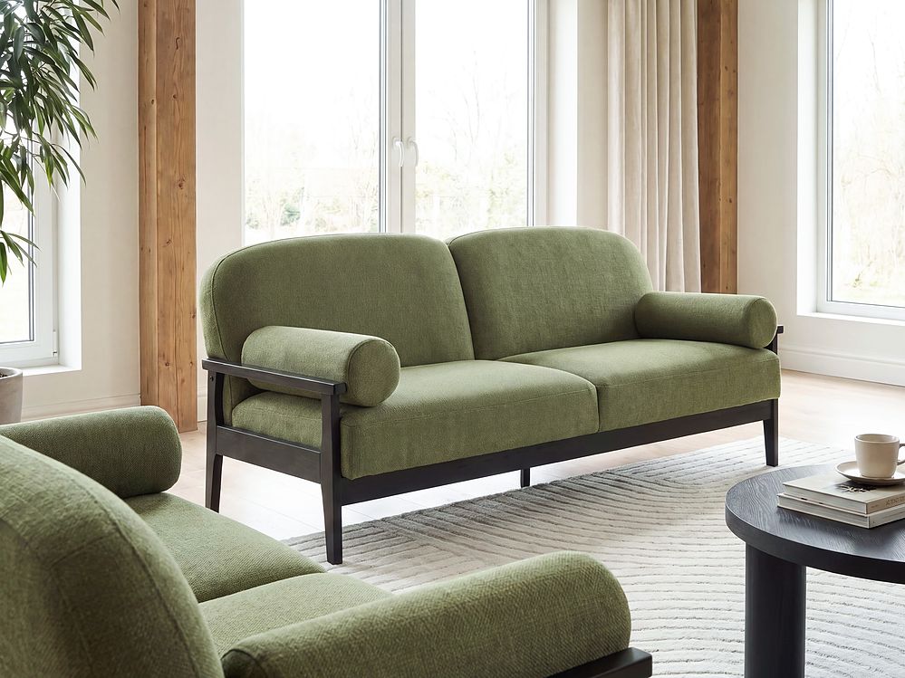 Sofa dla 3 osób PILARNE Zielony