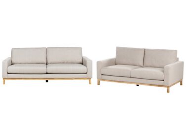5-Sitzer Sofa Set beige / hellbraun SIGGARD