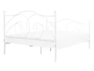 Bed Metal DINARD 140 x 200 cm (EU Double) White_765195