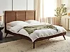 Bed ISTRES 180 x 200 cm (EU Super King) Dark Ash Wood