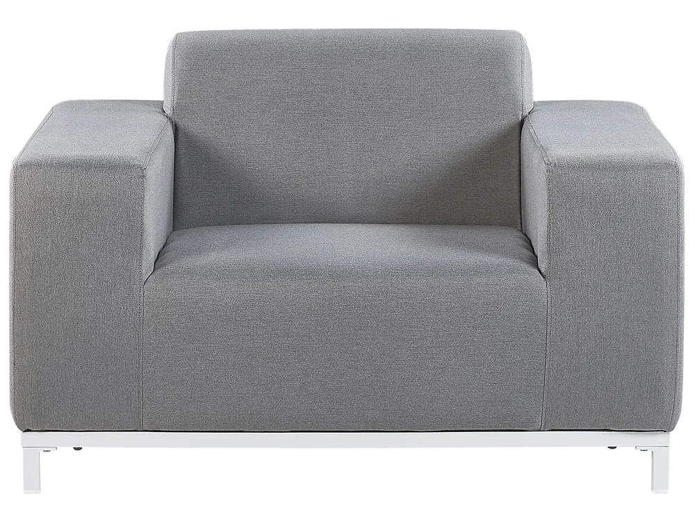 Garden Lounge Set with Table 5 Seater ROVIGO Grey_784932