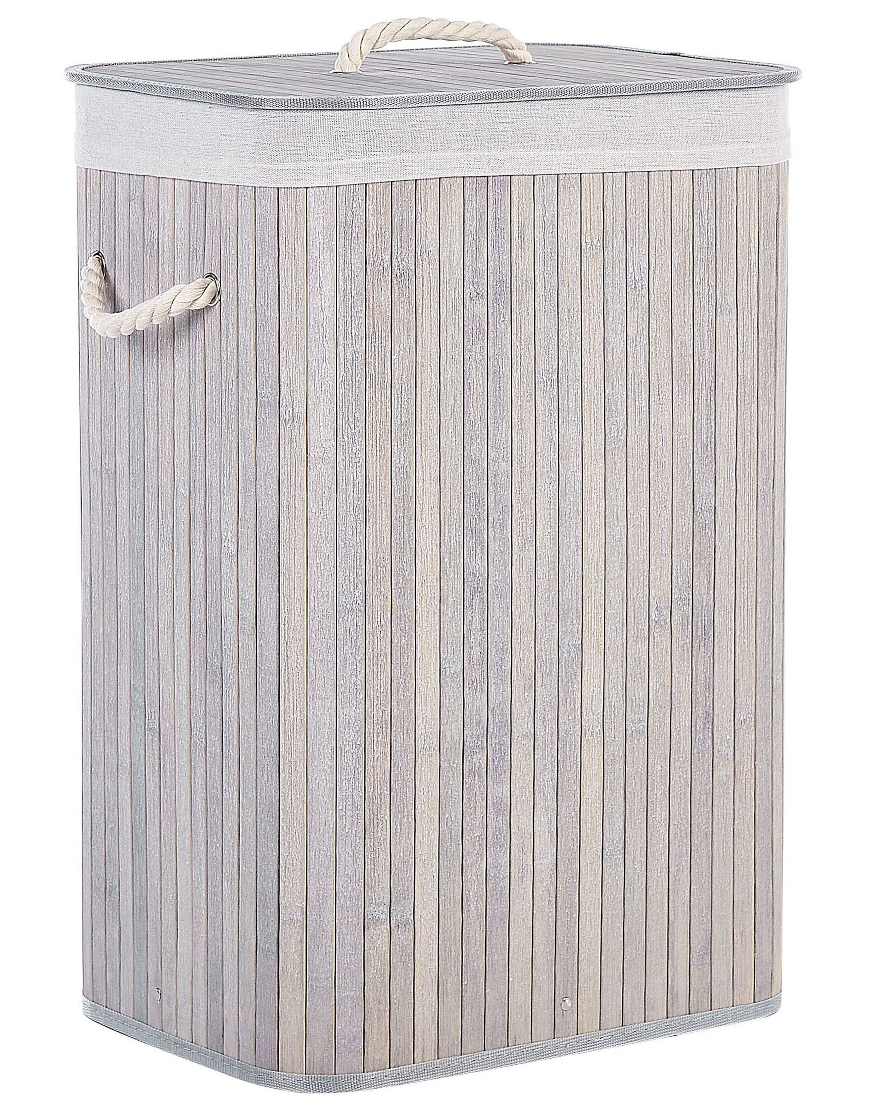 Korg 60 cm bambu ljusgrå KOMARI_849029