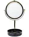 Makeup Mirror LED SAVOIE Black/ Gold