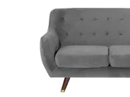 Sofa 3 Seater BODO Velvet Grey_738299