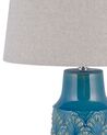 Lampada da tavolo in ceramica blu THAYA_790802