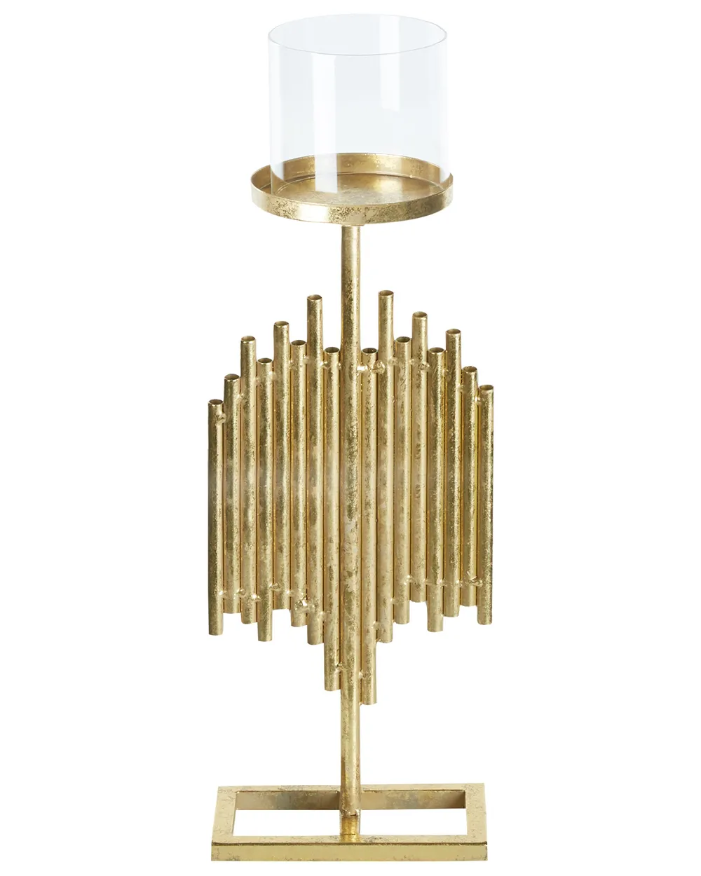 Świecznik NIAS 53 cm Metal Złoty