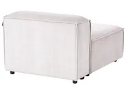 Modular Corner Sofa 5 Seater ARDAL Corduroy Off-White Right Hand_1008159