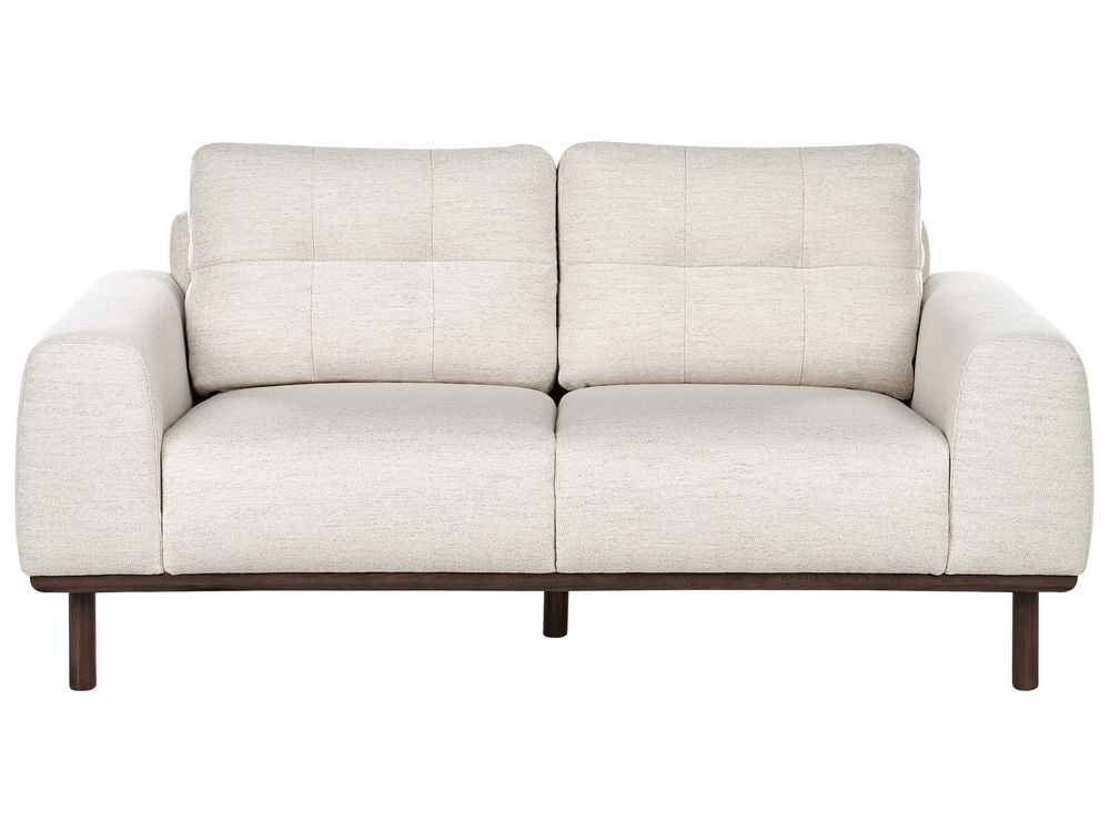 Sofa 2-Sitzer LAURILA Stoff Hellbeige