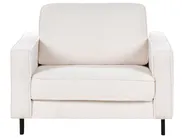 Set da salotto 4 posti SAVALEN Bouclé Bianco_964498