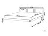 Dřevěná postel 160 x 200 cm bílá VANNES_753799