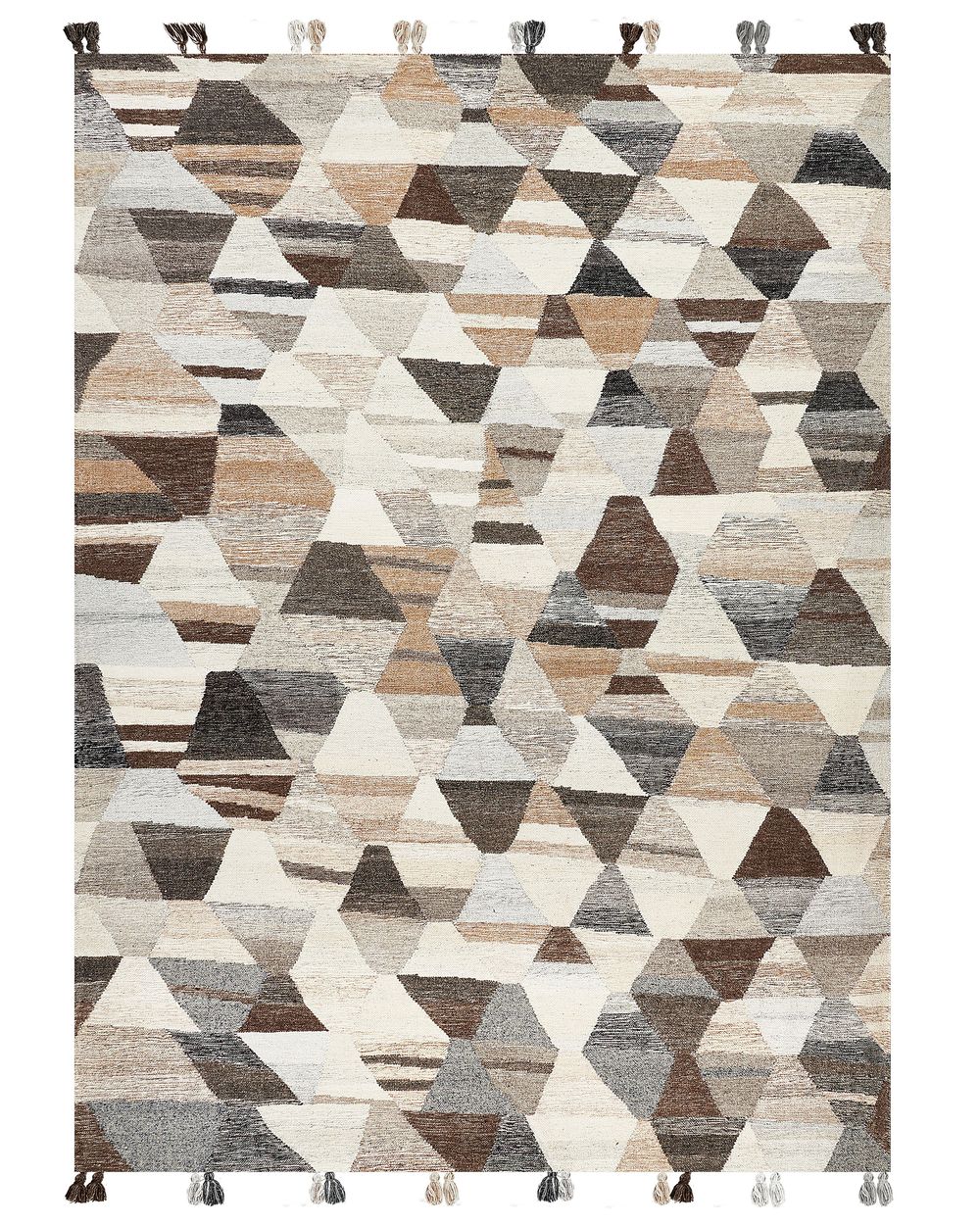 Tapis ARGAVAND Beige 160 x 230 cm Kilim Laine