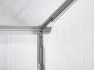 Garden Greenhouse APULIA 191 cm 190 cm Silver_1005247