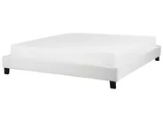 Bed without Headboard Fabric ROANNE 180 x 200 cm (EU Super King) Light Grey_903123