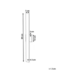 Outdoor LED Wall Light MELGAM Black_870392