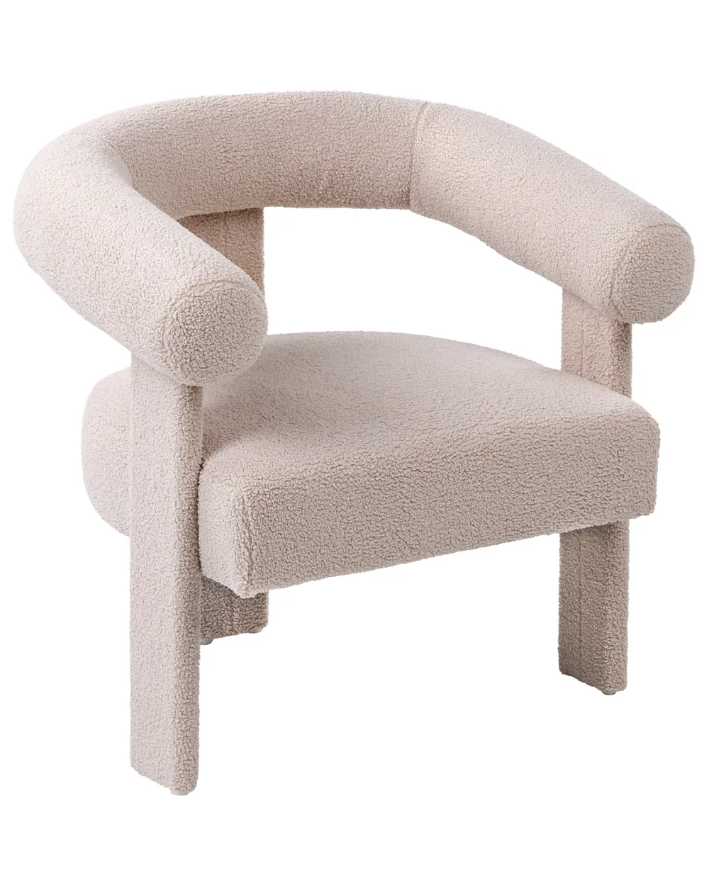 Poltrona ILBRO Bouclé Beige chiaro_1059065