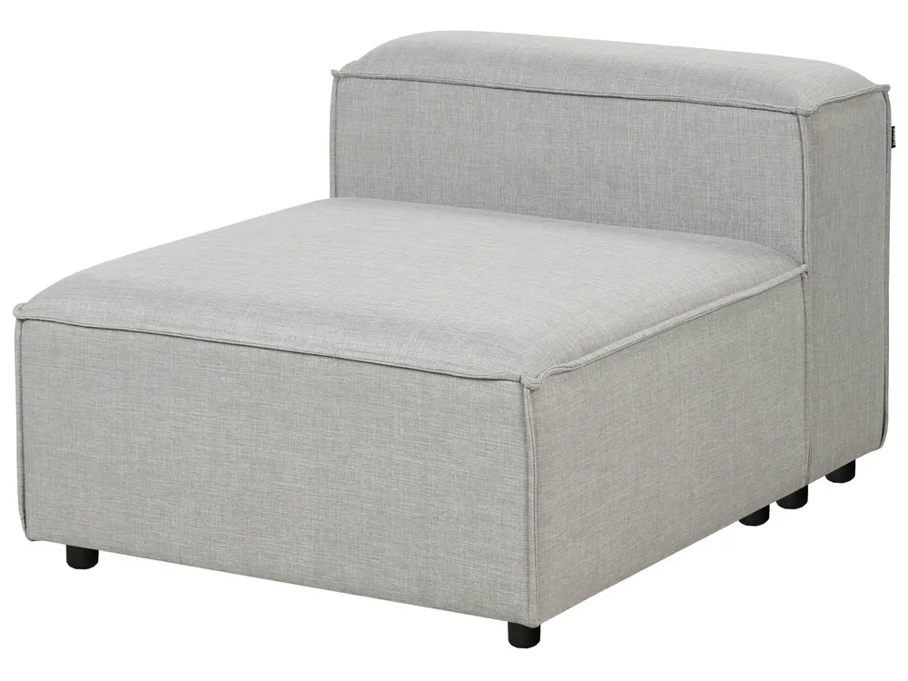 Modular Corner Sofa 4 Seater ARDAL Fabric Light Grey Left Hand_949494