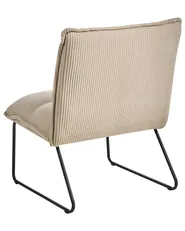 Set di 2 poltrone BJASTA Velluto a coste Beige_1020953