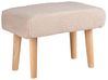 Fotpall bouclé beige TAKOMA_886451